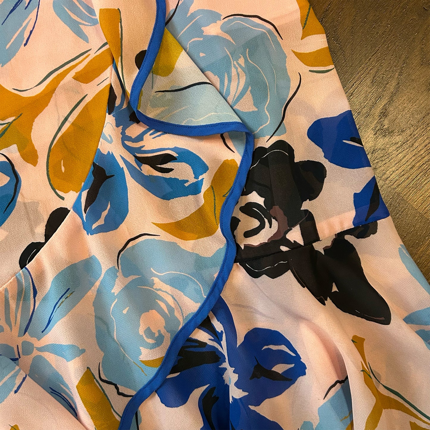 Brøgger Bold Floral Midi Wrap Skirt - UK 14