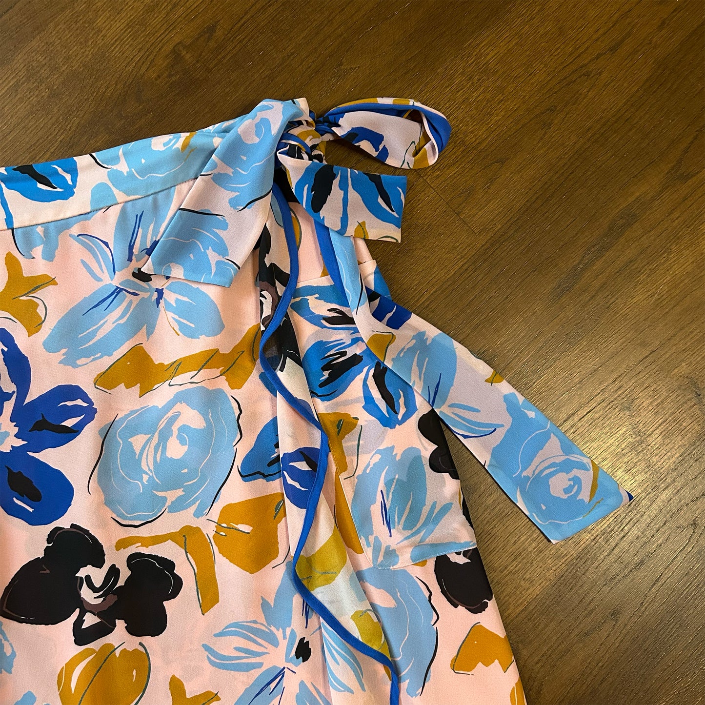 Brøgger Bold Floral Midi Wrap Skirt - UK 14