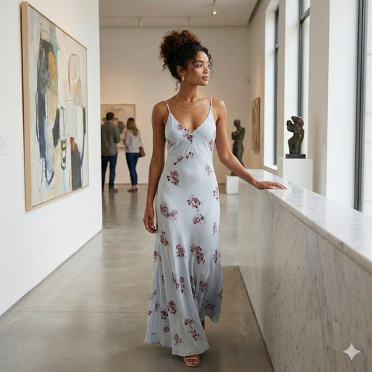 DAY Birger et Mikkelsen Minimalist Printed Slip Dress - EU 36 (UK 10)