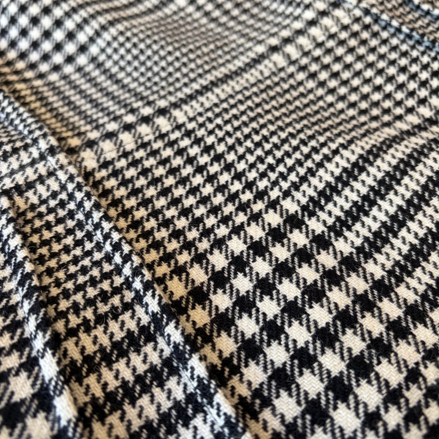 Emilia Wickstead 'Yolanda' Wool-blend Dogtooth Tailored Top - UK 12 (Runs Small)