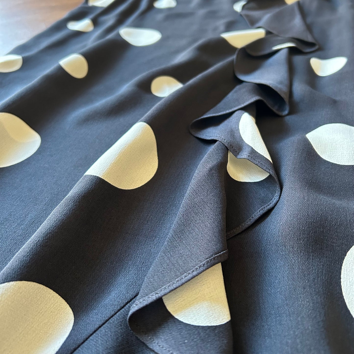 Georges Rech Vintage Silk Polka Dot Dress - IT 42 (UK 10)