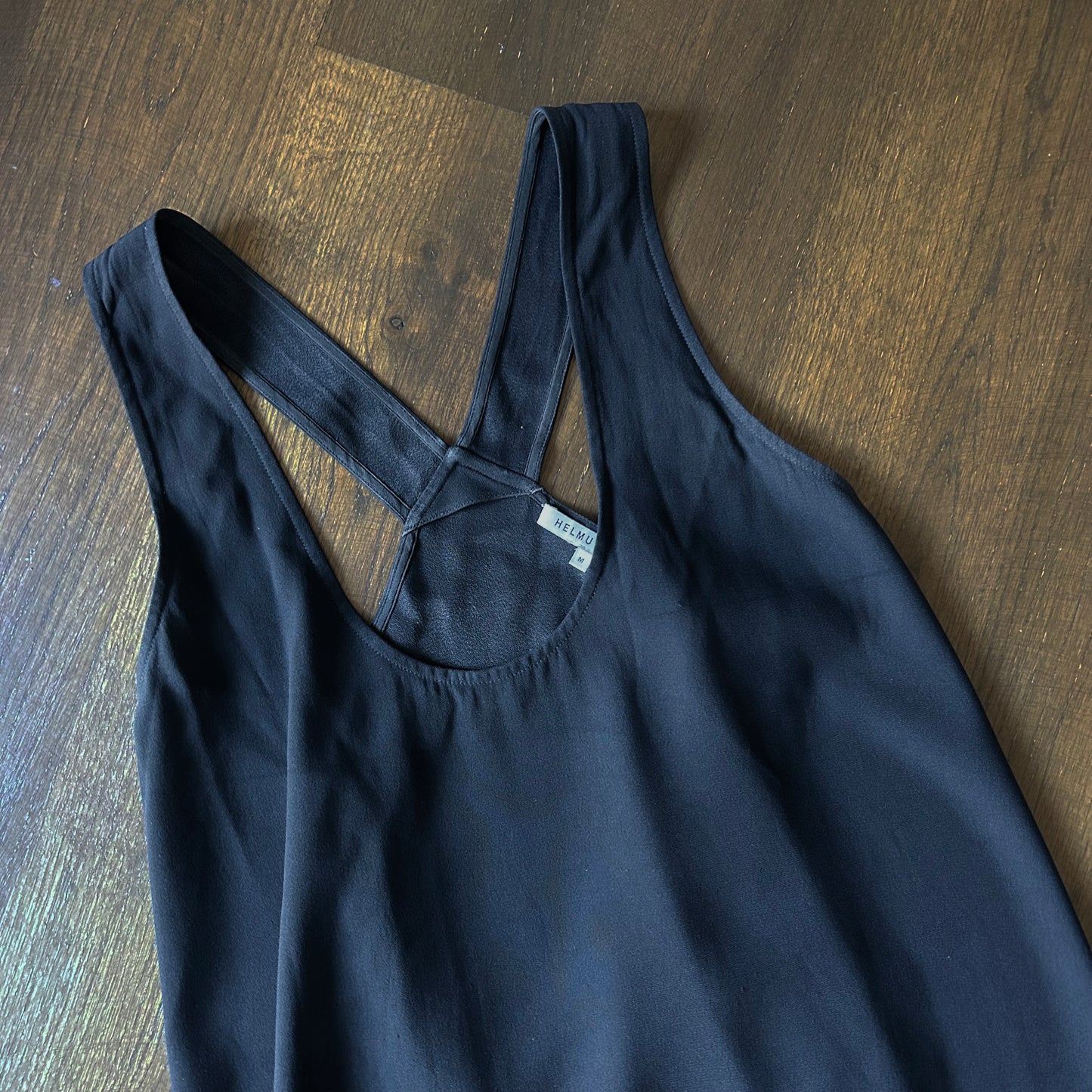 Helmut Lang Black Fluid Maxi Dress - Medium (Uk 10 - 12)