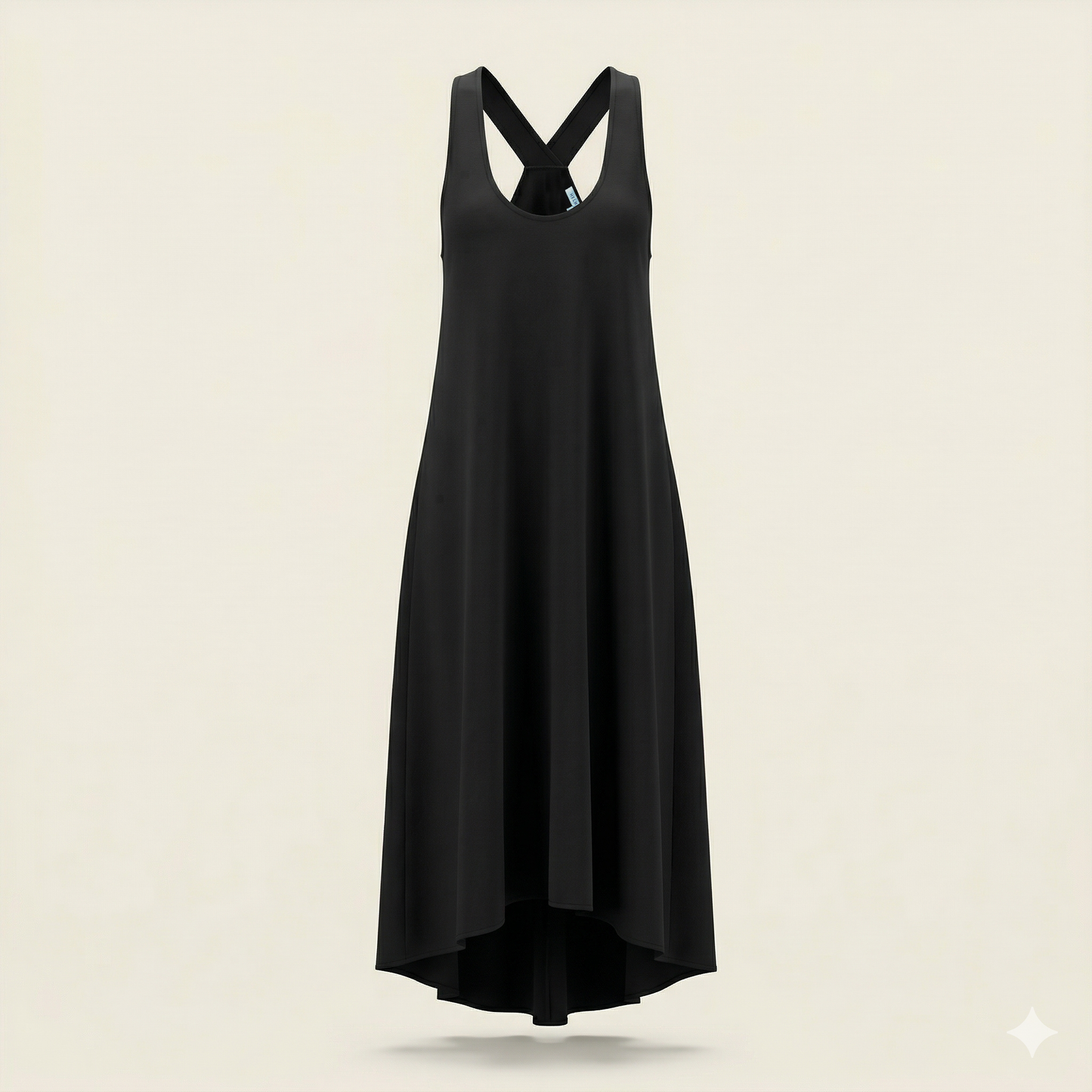 Helmut Lang Black Fluid Maxi Dress - Medium (Uk 10 - 12)