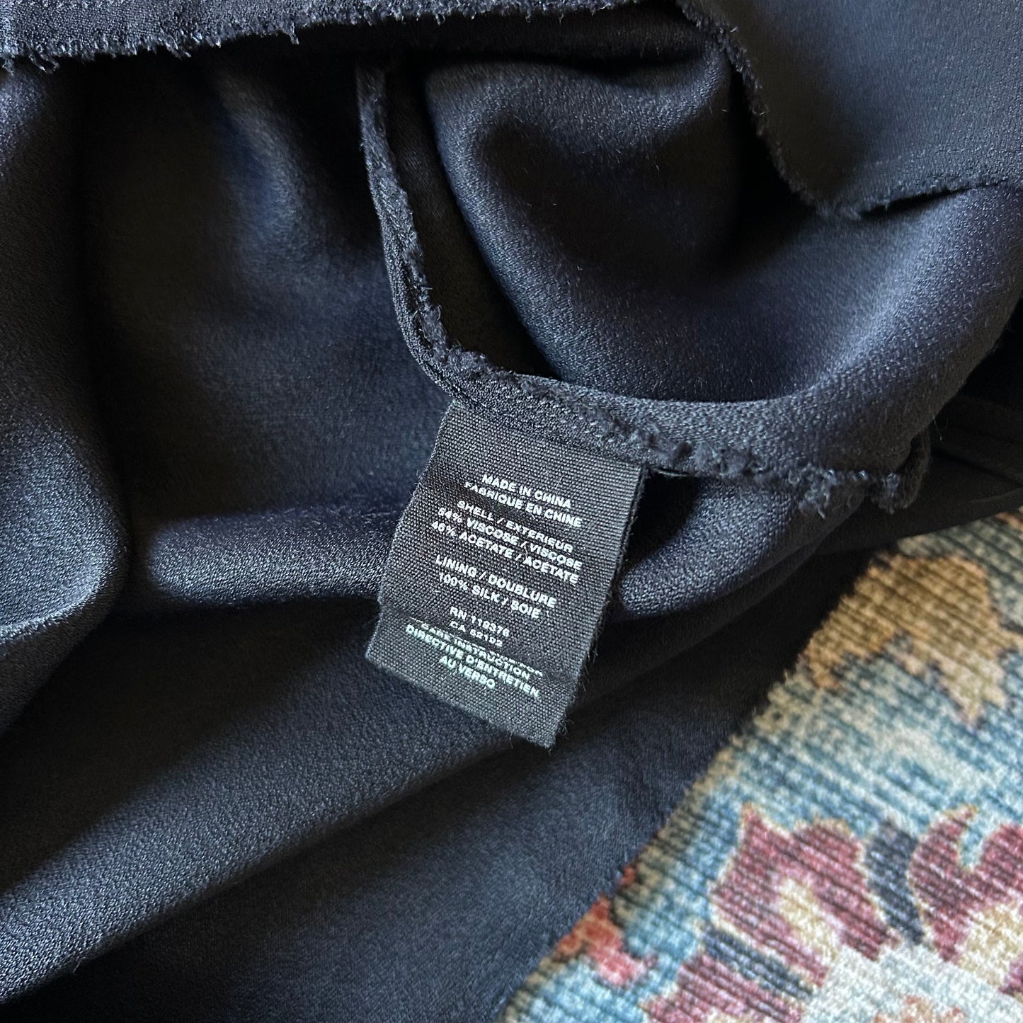 Helmut Lang Black Fluid Maxi Dress - Medium (Uk 10 - 12)
