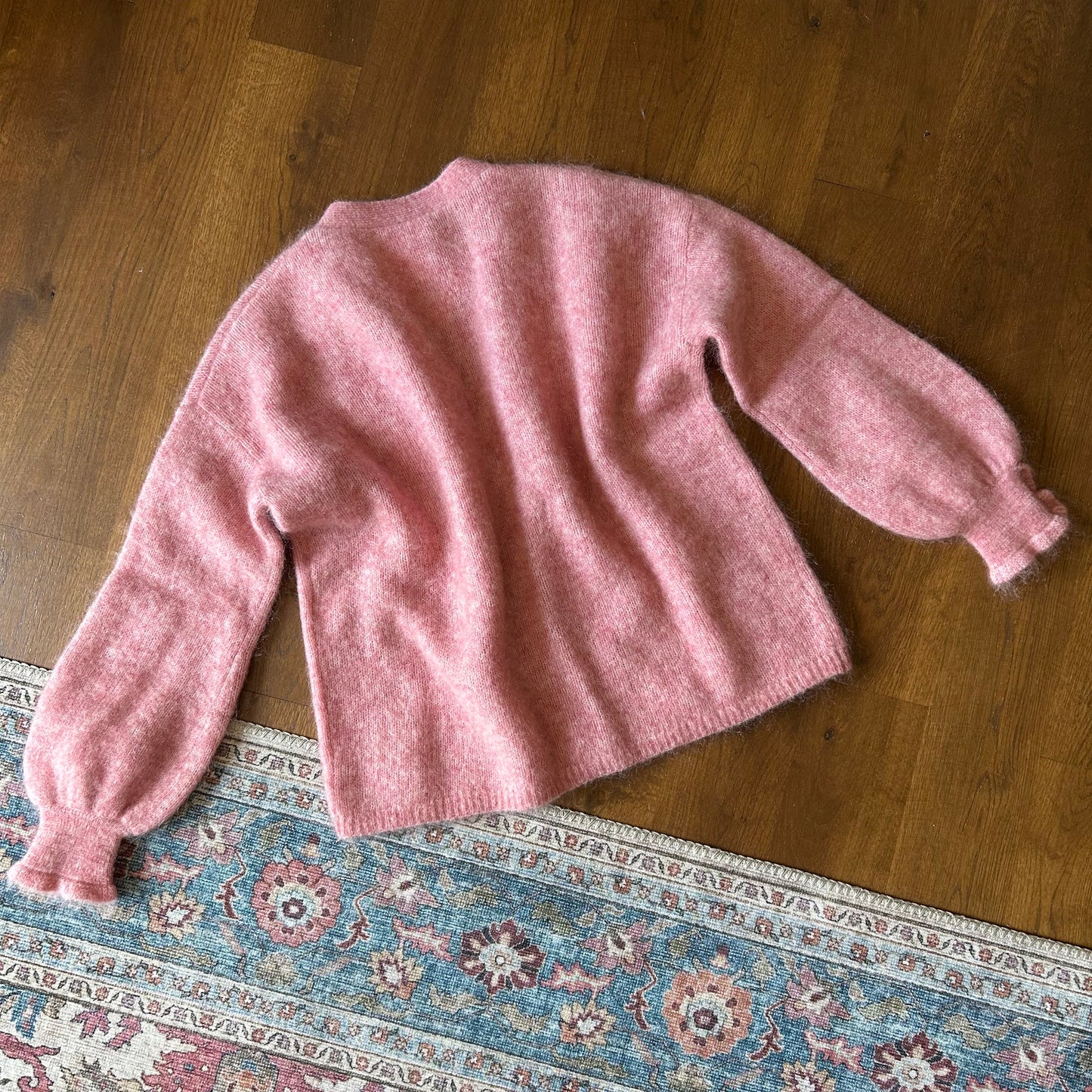Sèzane Mohair Blend Cardigan in Rose - Medium (Uk 10 12) - With Tags