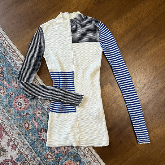 By Malene Birger Patchwork Fine Knit Jumper - Small (UK 8)