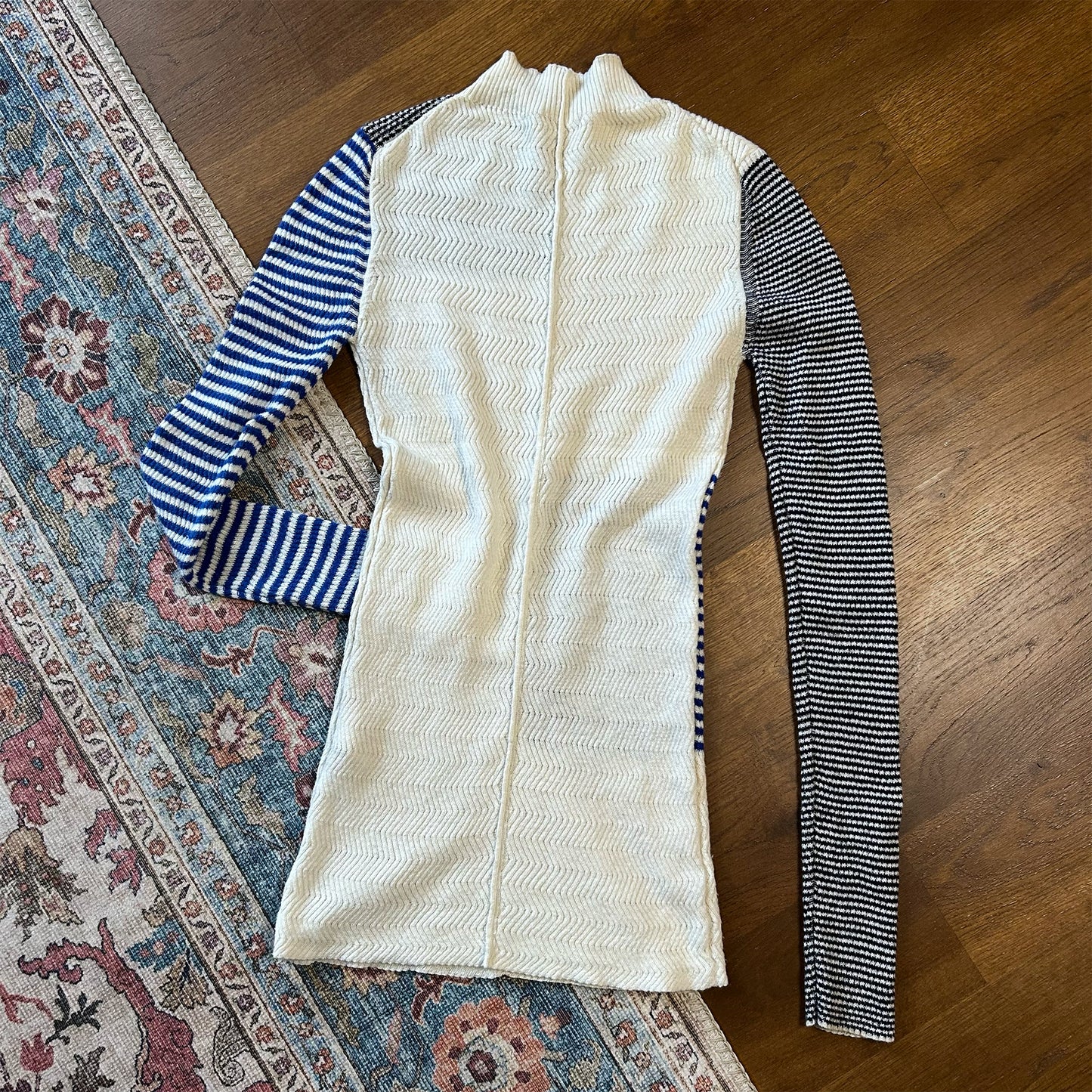 By Malene Birger Patchwork Fine Knit Jumper - Small (UK 8)