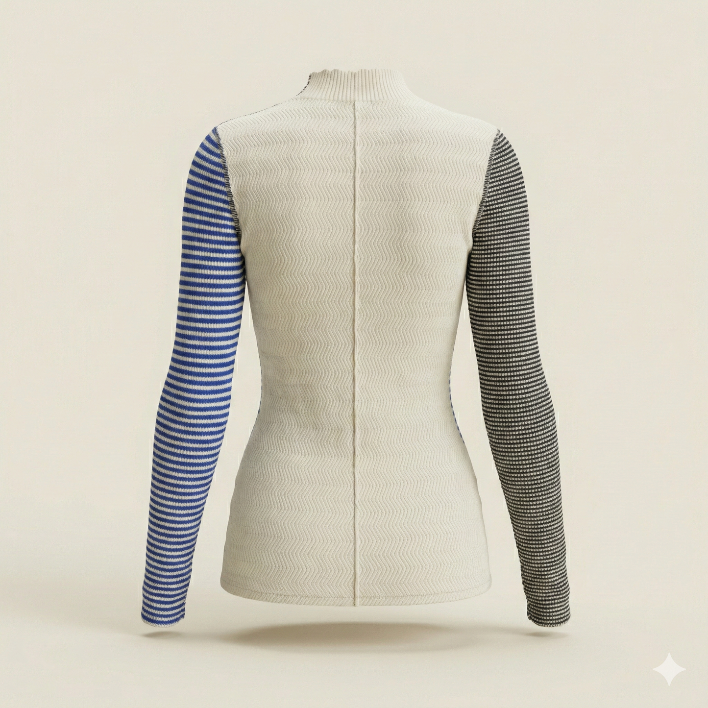 By Malene Birger Patchwork Fine Knit Jumper - Small (UK 8)