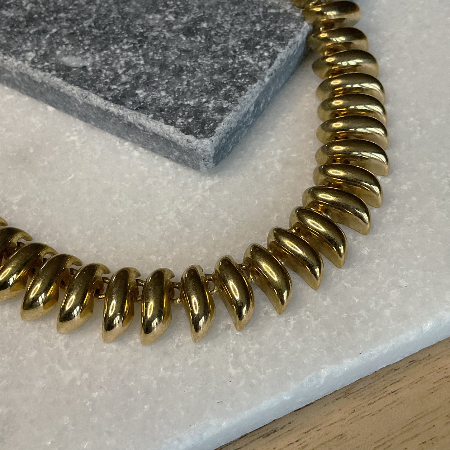 1980’s Sculptural Collar Necklace - Vintage Piece