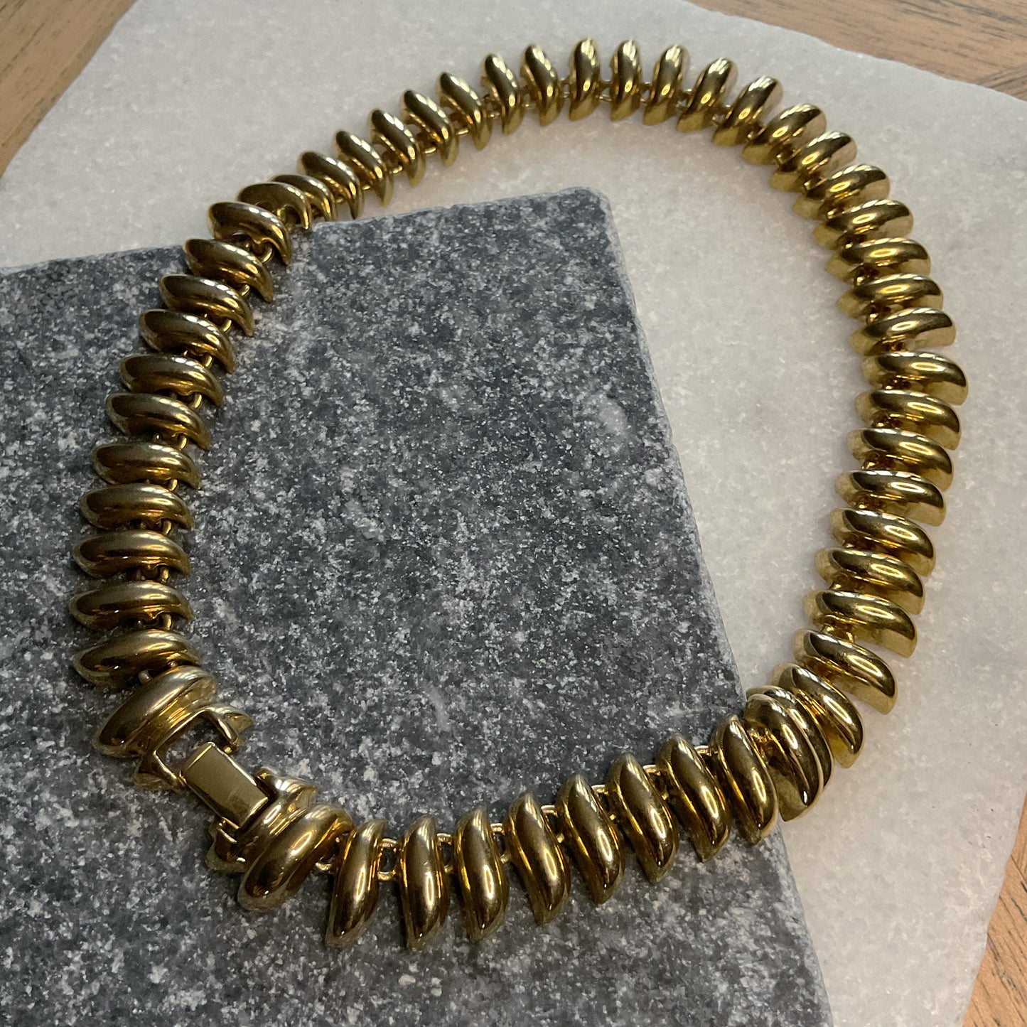 1980’s Sculptural Collar Necklace - Vintage Piece