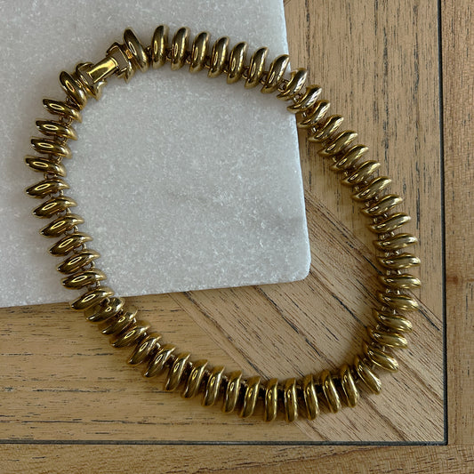 1980’s Sculptural Collar Necklace - Vintage Piece