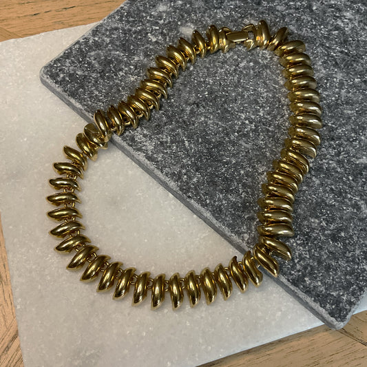 1980’s Sculptural Collar Necklace - Vintage Piece