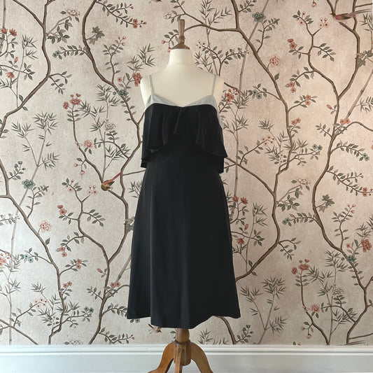 Paul Smith Black Label Monochrome Silk Dress - EU 44 (UK 8 10 12)