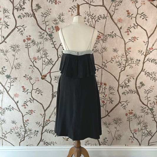 Paul Smith Black Label Monochrome Silk Dress - EU 44 (UK 8 10 12)