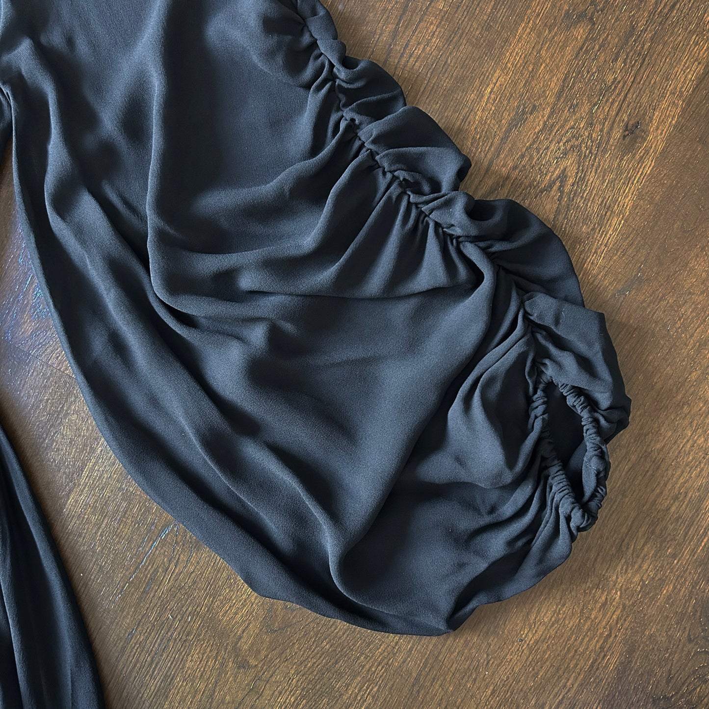 Rochas Paris Dramatic Balloon Sleeve Sheer Midaxi Dress - IT 42 (Uk 10 12)