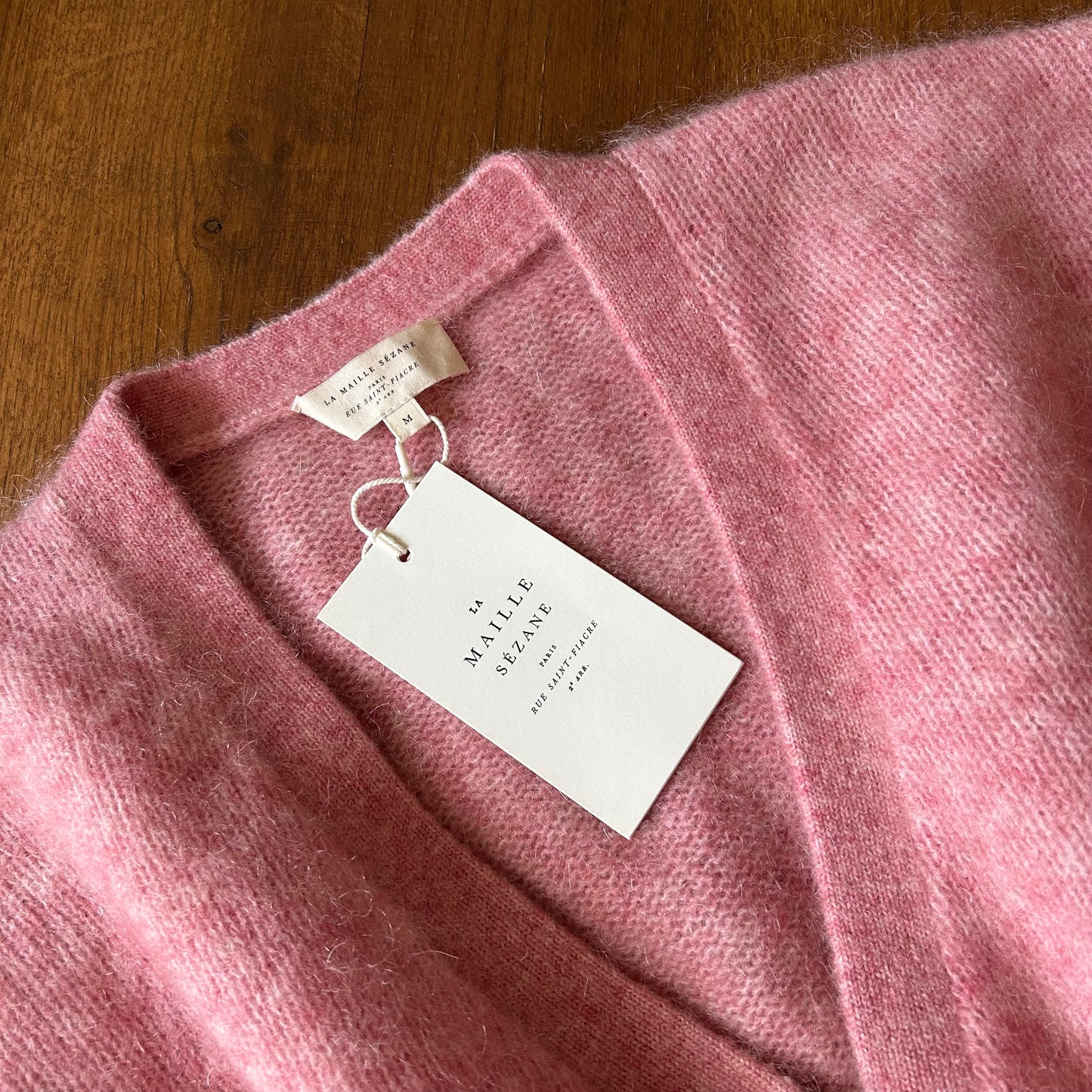 Sèzane Mohair Blend Cardigan in Rose - Medium (Uk 10 12) - With Tags