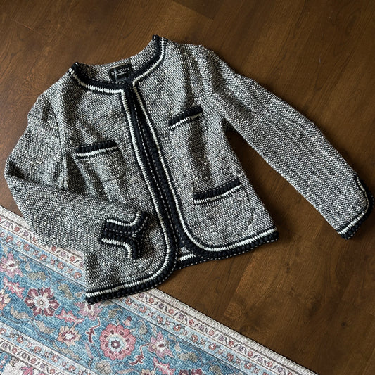 St. John Couture Tweed Jacket With Silk Lining - US 10 (UK 14)