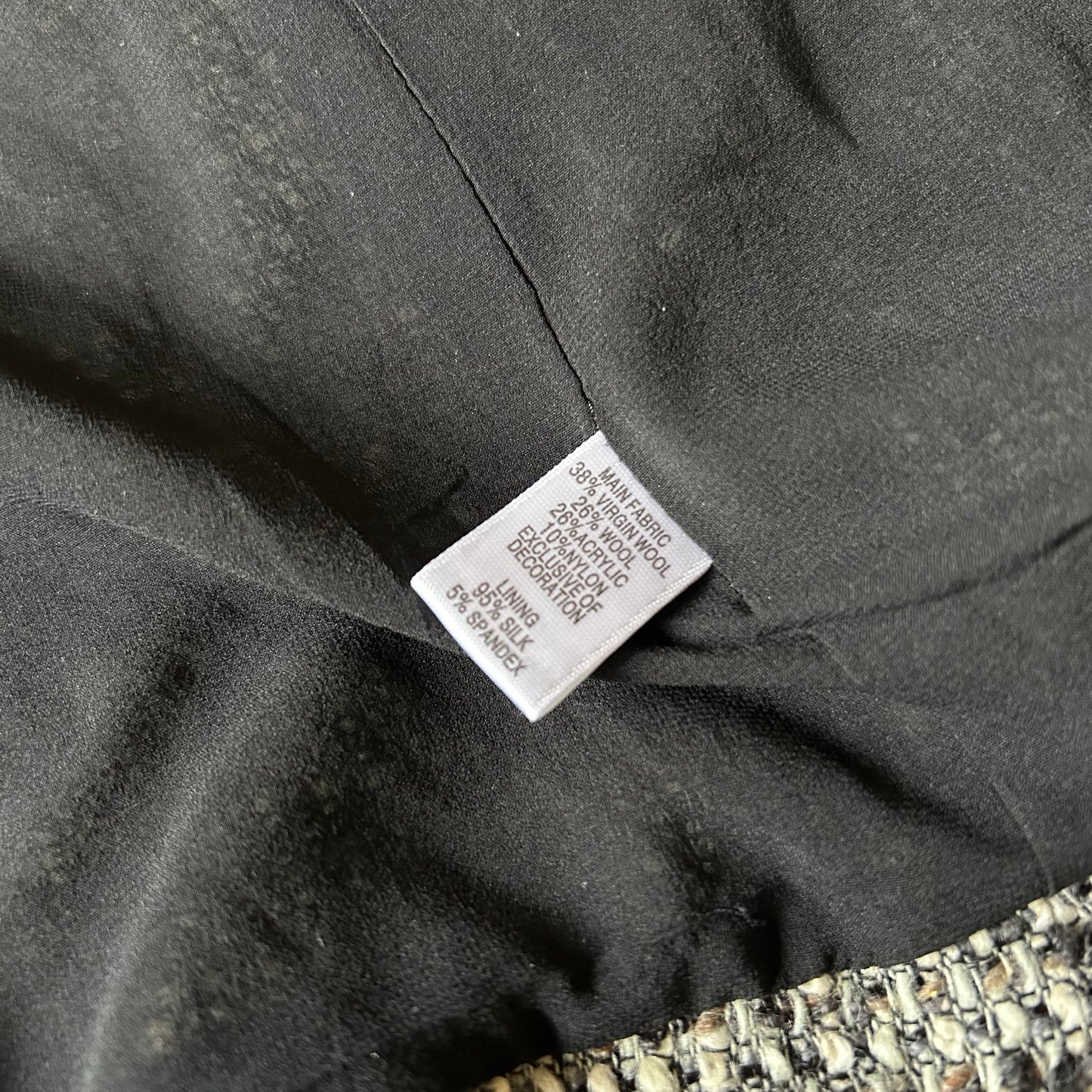 St. John Couture Tweed Jacket With Silk Lining - US 10 (UK 14)
